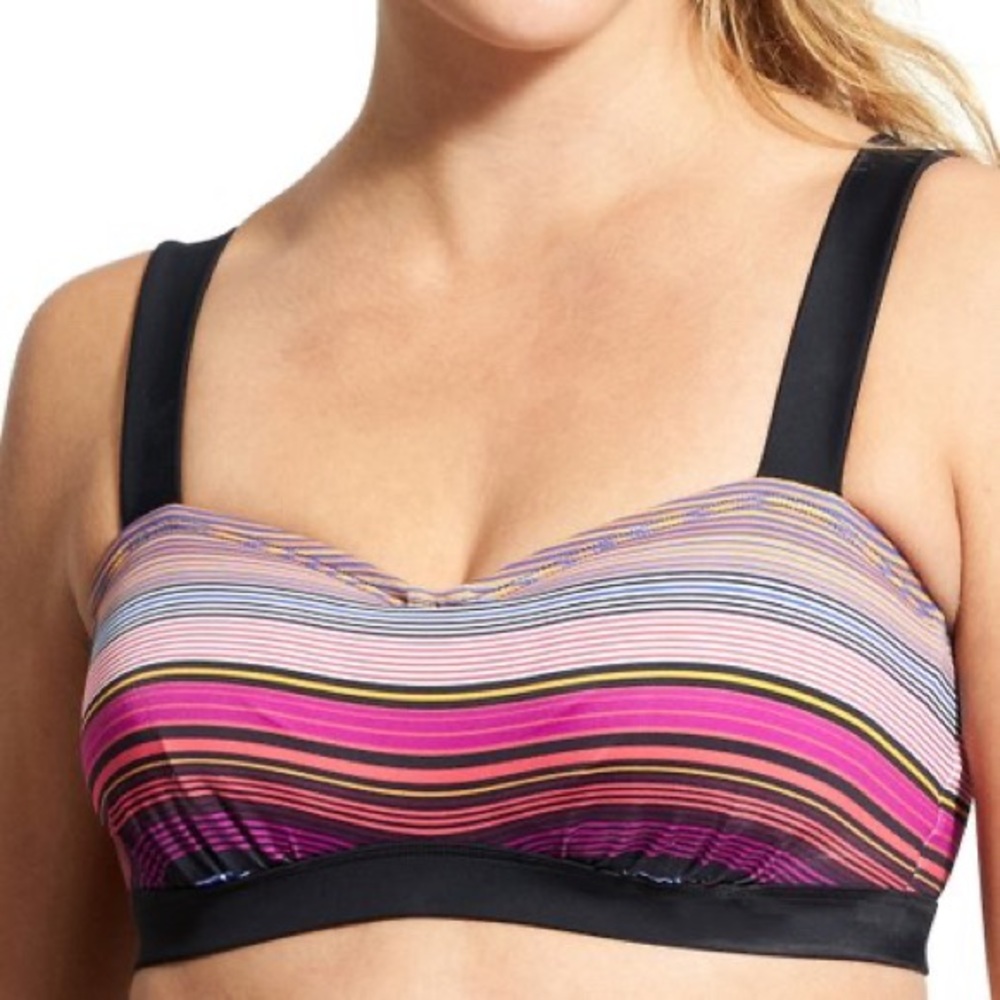 Athleta Capri Stripe Pura Bikini Top